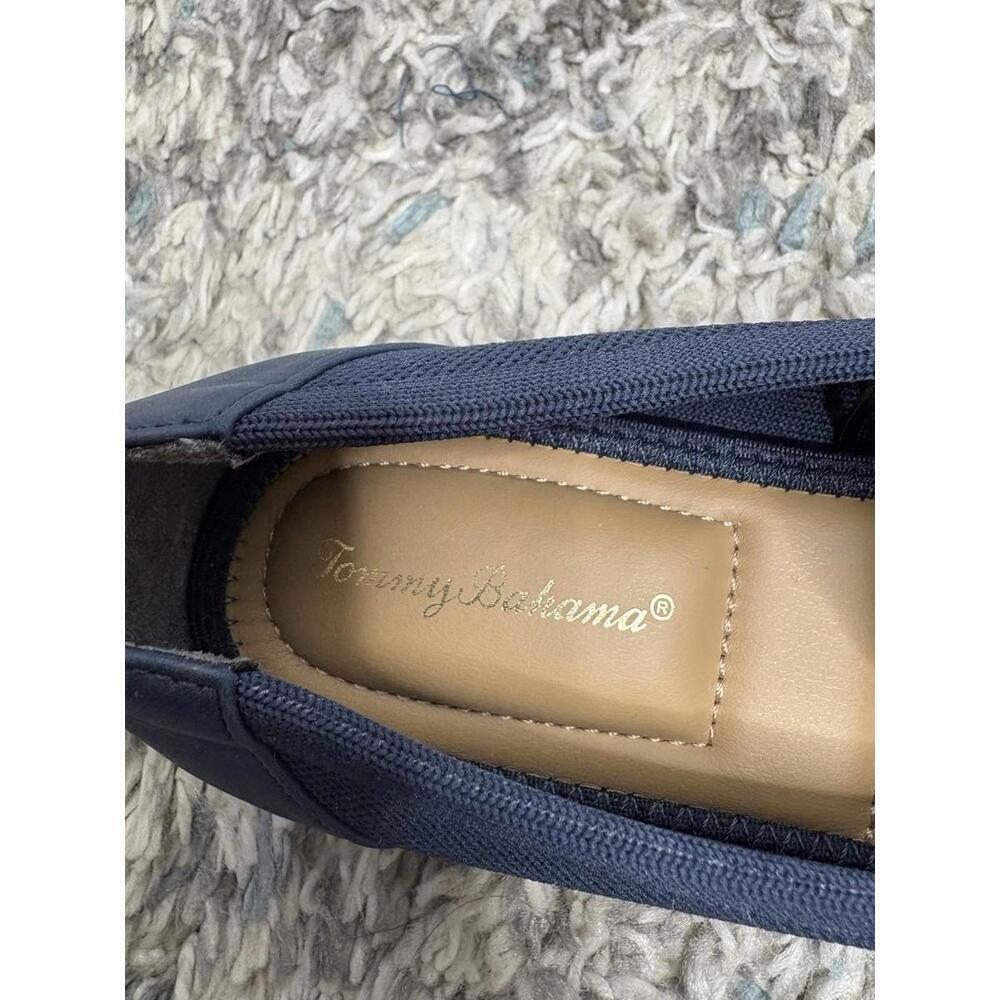 Tommy Bahama Shoes Womens 9.5 Bay Penny Loafers Boat Nautical Coastal Navy - Picture 8 of 11